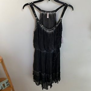 NWT Free People black tie-dye dress